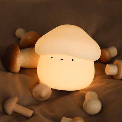 Paddenstoel LED Squishy Tap Tap Nachtlamp