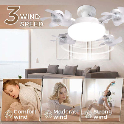 LumiBreeze Plafondventilator met LED-verlichting
