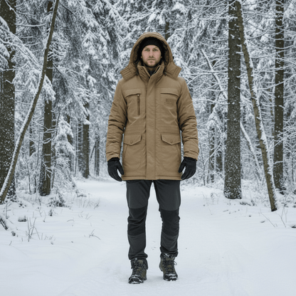 FROSTGUARD – Gewatteerde Parka voor Warmte en Bescherming op Koude Dagen