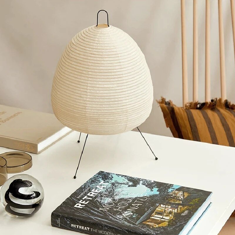 Japanse lamp gemaakt van rijstpapier - Rijstpapier lamp
