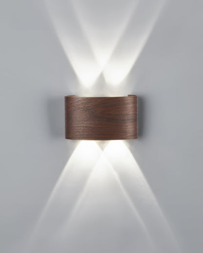 LumiCraft – Luxe Wandlamp met Houtnerf voor Tijdloze Sfeer