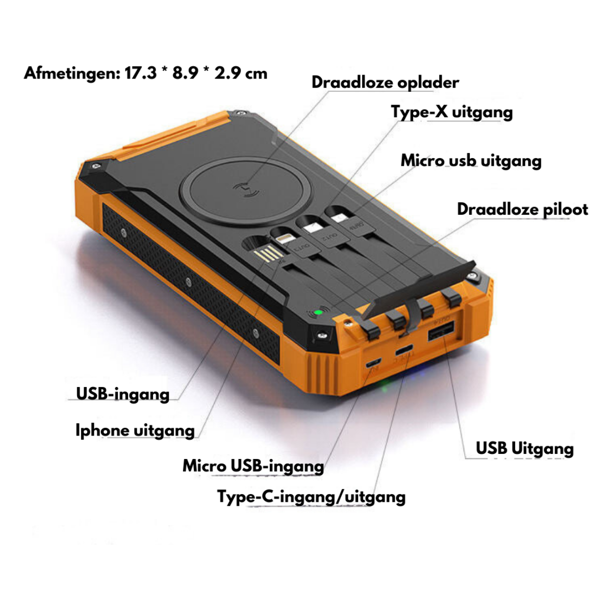 EcoCharge | Powerbank op zonne-energie